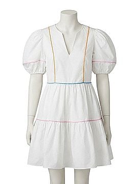 English Factory Tiered Puff Sleeves Casual Dress (view 1)
