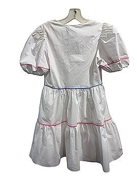English Factory Tiered Puff Sleeves Casual Dress (view 2)