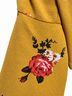 Altar'd State 100% Polyester Floral Yellow Casual Dress Size S - photo 4