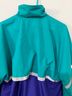 L.L.Bean 100% Polyester 100% Nylon Color Block Teal Purple Windbreaker Size L - photo 11