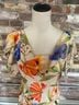 Robbie Bee Floral Multi Color Cocktail Dress Size 4 - photo 6