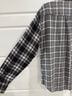Equipment 100% Silk Plaid Black White Button-Down Shirt Size S (petite) - photo 5