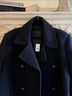 Ann Taylor 47% Wool 42% Polyester 5% Acrylic 5% Other 100% Linen Blue Coat Size XL - photo 4