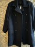 Ann Taylor 47% Wool 42% Polyester 5% Acrylic 5% Other 100% Linen Blue Coat Size XL - photo 5