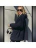 Free People Solid Black Jacket Size XL - photo 5