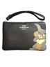 Coach Black Leather Wristlet One size - photo 1