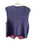 Sigrid Olsen Aztec Or Tribal Print Blue Pink Sweater Vest Size M - photo 2