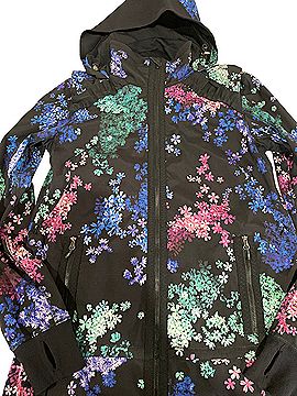 Lululemon Athletica Run Bandit Petal Pop Hooded Jacket Jacket (view 2)