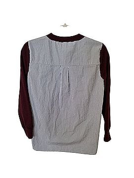 J.Crew x Dauphinette Mixed Media Sweater Style A9658 Pullover Sweater (view 2)