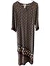 April Cornell 100% Rayon Floral Multi Color Cocktail Dress Size L - photo 1