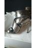 Camilla Skovgaard 100% Calf Leather Silver Heels Size EU 36 1/2 - photo 16