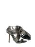 Camilla Skovgaard 100% Calf Leather Silver Heels Size EU 36 1/2 - photo 1