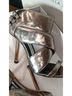 Camilla Skovgaard 100% Calf Leather Silver Heels Size EU 36 1/2 - photo 13