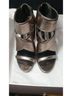 Camilla Skovgaard 100% Calf Leather Silver Heels Size EU 36 1/2 - photo 3