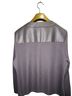 Peter Nygard 100% Leather 92% Rayon 8% Nylon Floral Gray Silver Leather Jacket Size M - photo 2