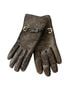Cole Haan Black Brown Gloves Size S - photo 1