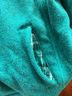 The North Face 100% Polyester Teal Pullover Hoodie Size L - photo 6