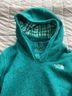 The North Face 100% Polyester Teal Pullover Hoodie Size L - photo 5