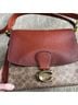 Coach 100% Leather Solid Brown Tan Shoulder Bag One size - photo 3