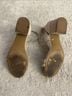 Steve Madden Solid Tan Burgundy Sandals Size 9 - photo 6