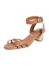 Schutz Tan White Sandals Size 5 - photo 1