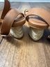 Schutz Tan White Sandals Size 5 - photo 5