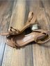 Schutz Tan White Sandals Size 5 - photo 3