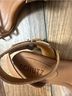 Schutz Tan White Sandals Size 5 - photo 4