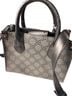 Nine West Print Black Gray Leather Tote One size - photo 2