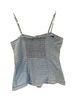 Habitual Plaid Blue White Tank Top Size M - photo 2