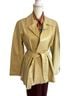 Isda & Co 100% Leather 100% Acetate Yellow Leather Jacket Size M - photo 1