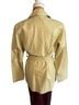 Isda & Co 100% Leather 100% Acetate Yellow Leather Jacket Size M - photo 2