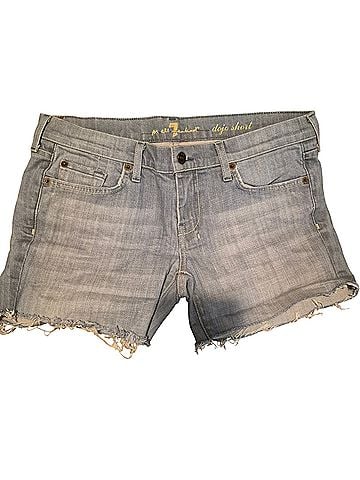 7 For All Mankind Denim Shorts (view 1)