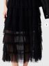 Maje 100% Polyester 100% Viscose 77% Polyester 23% Elastomultiester Black Formal Skirt Size M - photo 5