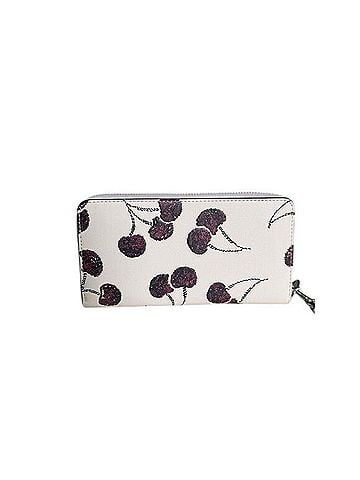 Coach Long Zip Around Wallet With Cherry Print Leather Wallet (view 2)