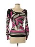 Karen Kane Floral Black Pink Gray White Blouse Size S - photo 1