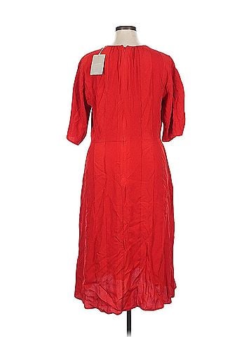 Everlane City Stripe Ruched Dress Cocktail Dress (view 2)