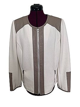 Chico's Moto zip Casual Blazer Jacket Jacket (view 1)