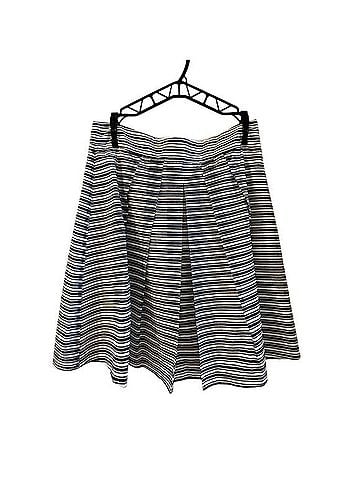 J.Crew striped midi shell skirt with front pleats Casual Skirt (view 1)