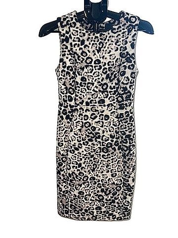 Calvin Klein Leopard Print Scuba Sheath Dress Cocktail Dress (view 1)