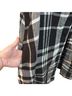 Flax Plaid Black White Vest Size L - photo 4