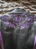 Xelement 100% Leather Aztec Or Tribal Print Black Purple Leather Jacket Size XXL - photo 6