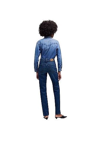 Madewell The '90s Straight Mid-Rise Jean Jeans (view 2)