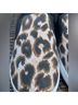 Qupid Animal Print Tan Black Sneakers Size 8 1/2 - photo 3