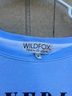 Wildfox Blue White Pullover Sweater Size S - photo 3