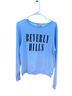 Wildfox Blue White Pullover Sweater Size S - photo 1