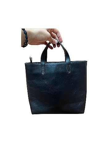 Madewell the zip top transport crossbody Leather Crossbody Bag (view 2)