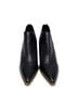 Vince Camuto 100% Leather Black Ankle Boots Size 8 1/2 - photo 1
