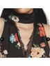 Anthropologie 100% Polyester Floral Black Red Sleeveless Blouse Size 1X - photo 3