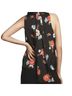 Anthropologie 100% Polyester Floral Black Red Sleeveless Blouse Size 1X - photo 2